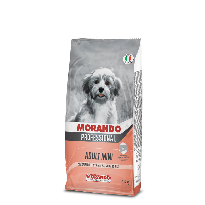Morando Professional Adult Mini Losos i Riža 1,5 kg