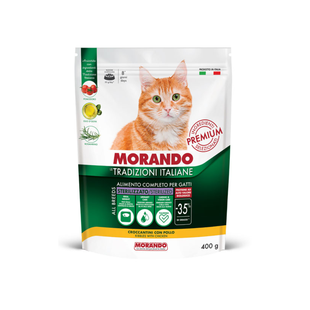 Morando Tradizioni Cat Adult Sterilized piletina 400 g