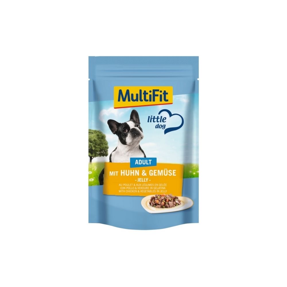 MultiFit Adult piletina i povrće u želeu 100 g vrećica