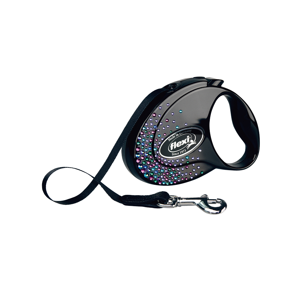 Flexi Glam Splash Mystic, crna