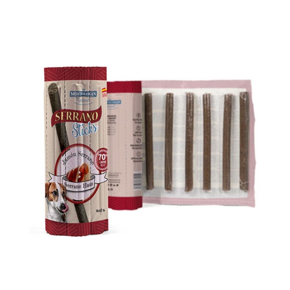 Mediterranean Natural poslastica za pse Serrano Sticks šunka 192 g