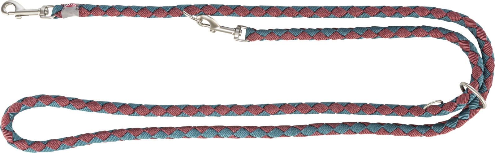 Trixie vodilica za pse Cavo podesiva S-M 2 m/fi-12 mm sangria/petrol