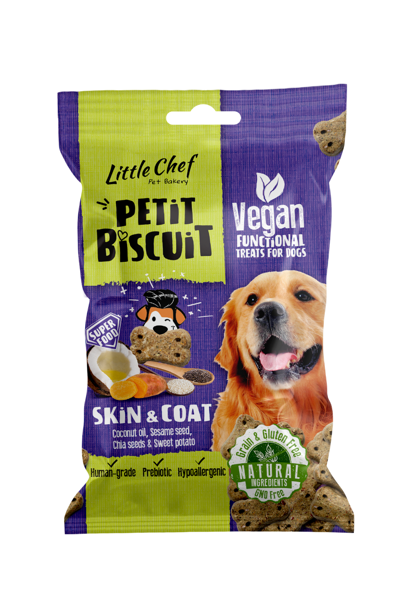 Little Chef poslastica za pse Skin & Coat grain-free 100 g