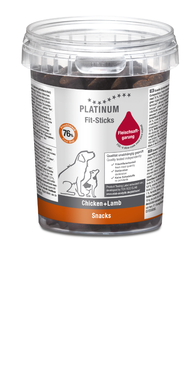 Platinum poslastica za pse Fit-Sticks piletina i janjetina 300 g