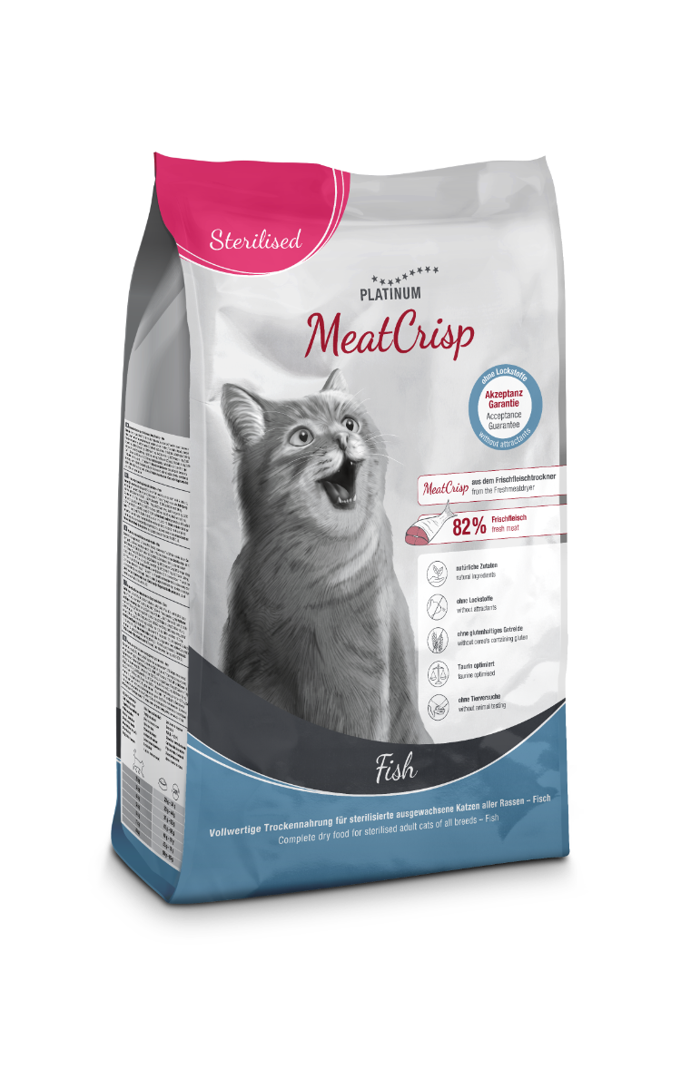 Platinum MeatCrisp Sterilised Adult riba