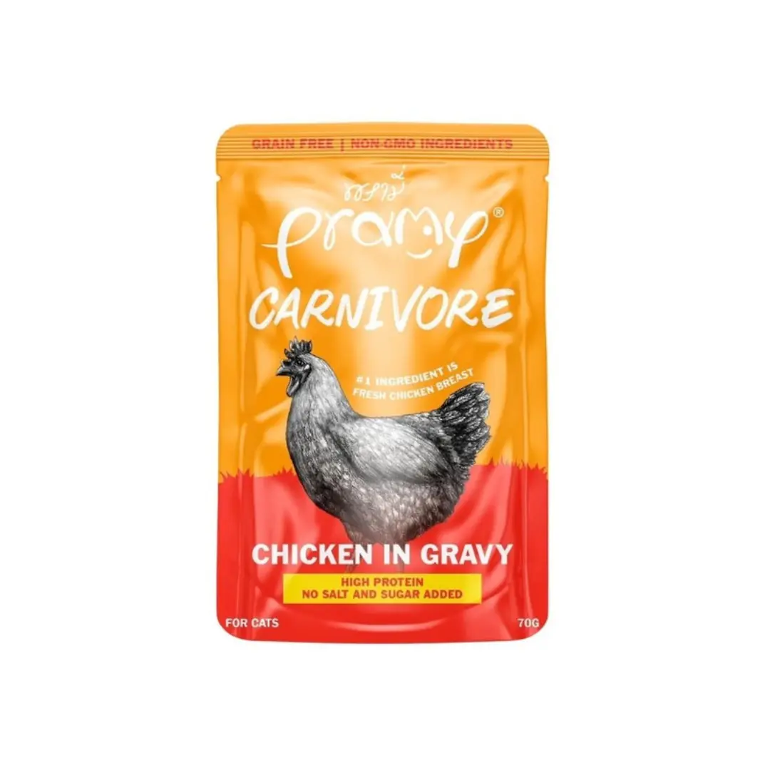 Pramy Cat Carnivore piletina u umaku 70 g