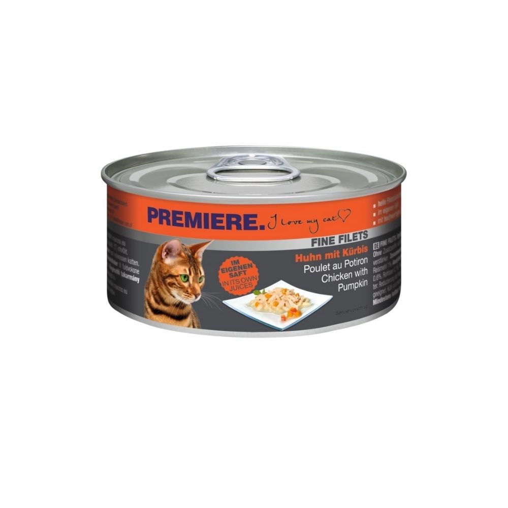 Premiere Cat Filets piletina i bundeva 80 g konzerva