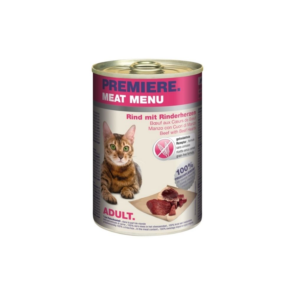 Premiere Cat Meat Menu Adult govedina i srca 400 g konzerva