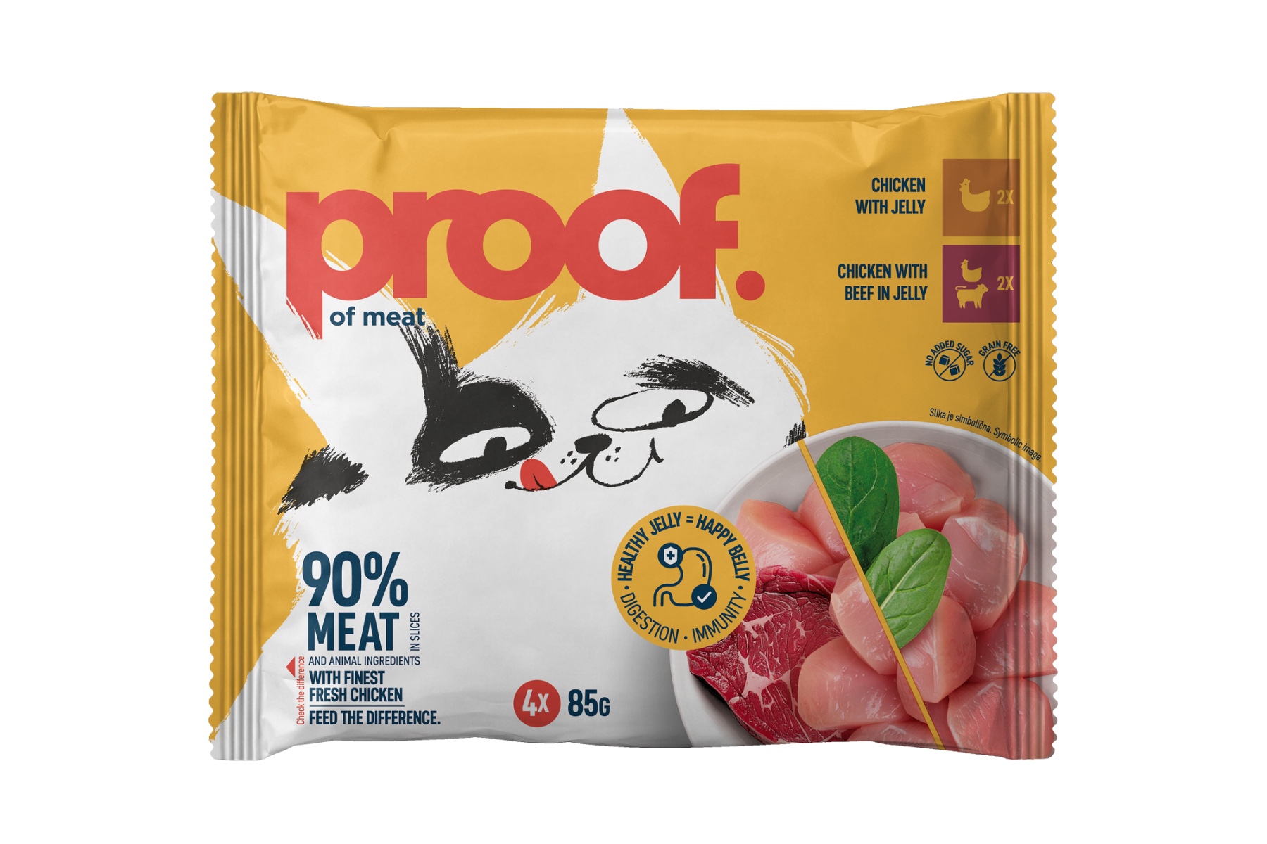 Proof Cat Adult mix okusa u umaku Multipack 4x85 g