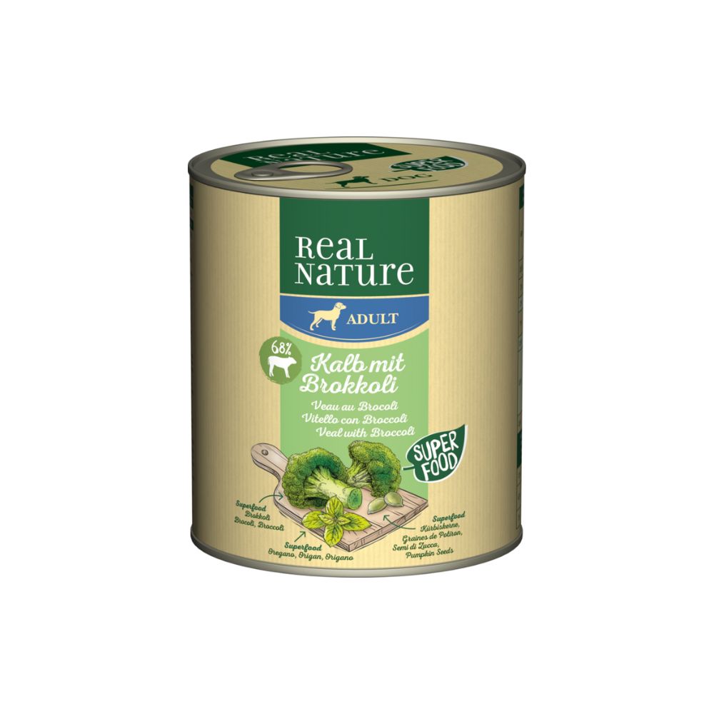 Real Nature Adult teletina s brokulom 800 g