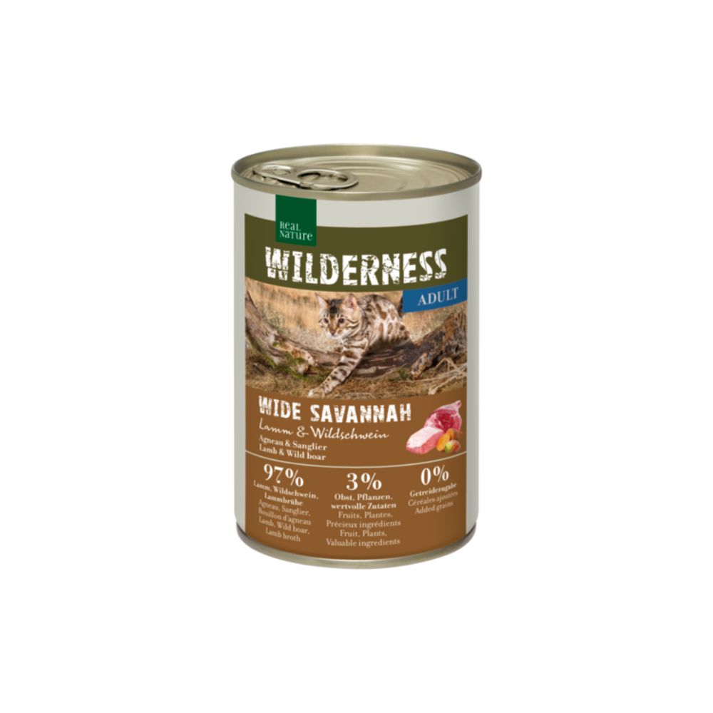 Real Nature Cat Adult janjetina i veprovina 400 g