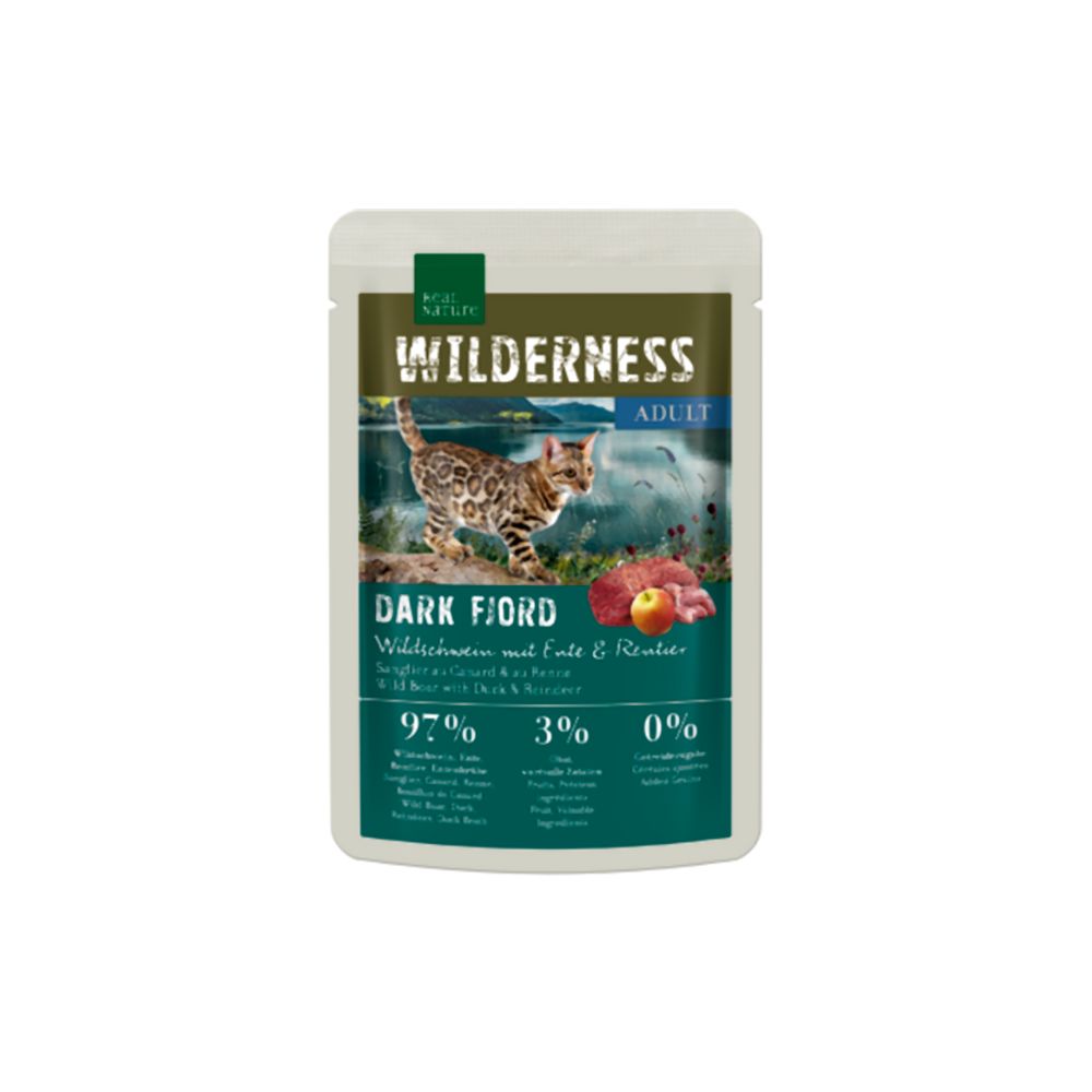 Real Nature Cat Adult veprovina, pačetina i meso od soba 85 g
