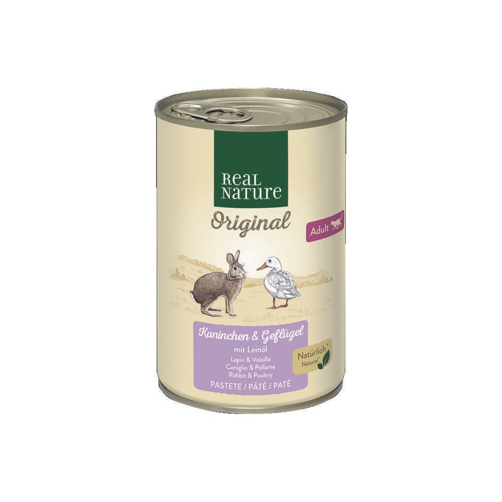 Real Nature Cat Adult zečetina i perad 400 g