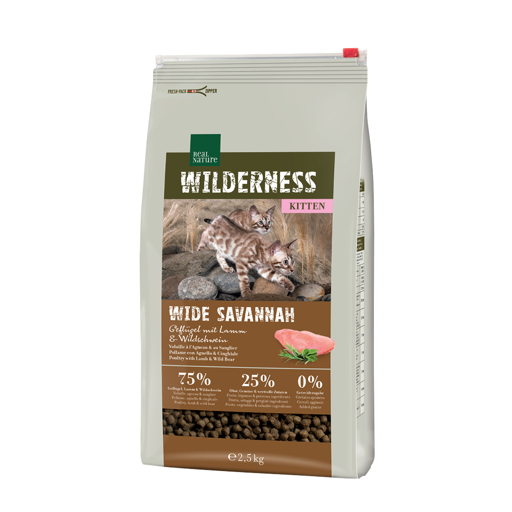Real Nature Kitten Wilderness perad s veprovinom i janjetinom
