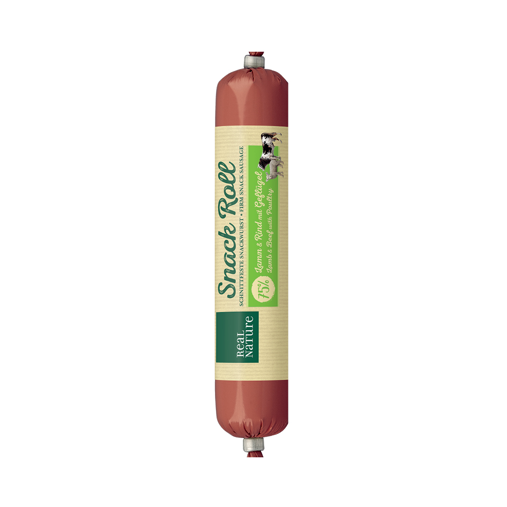 Real Nature poslastica za pse Snack Roll janjetina,govedina i perad 80 g