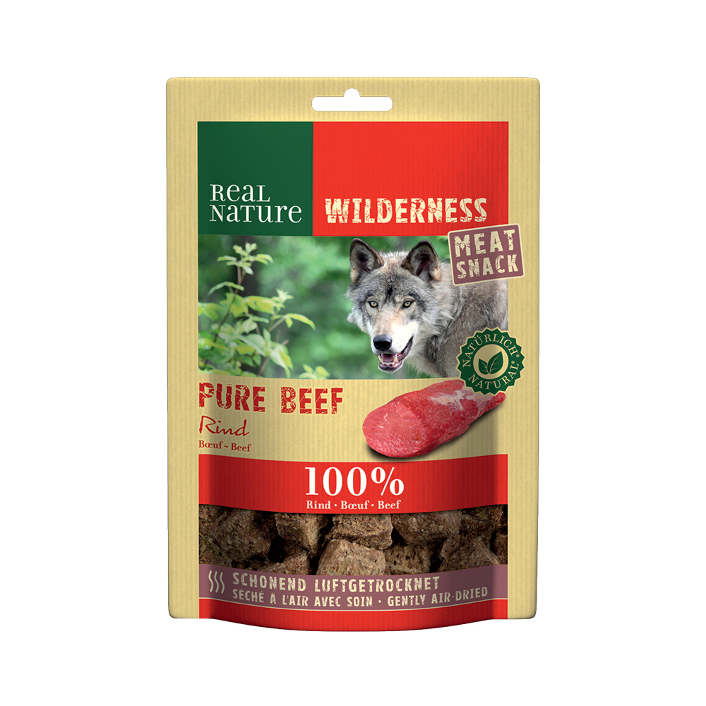 Real Nature poslastica za pse Wilderness Meat govedina 150 g