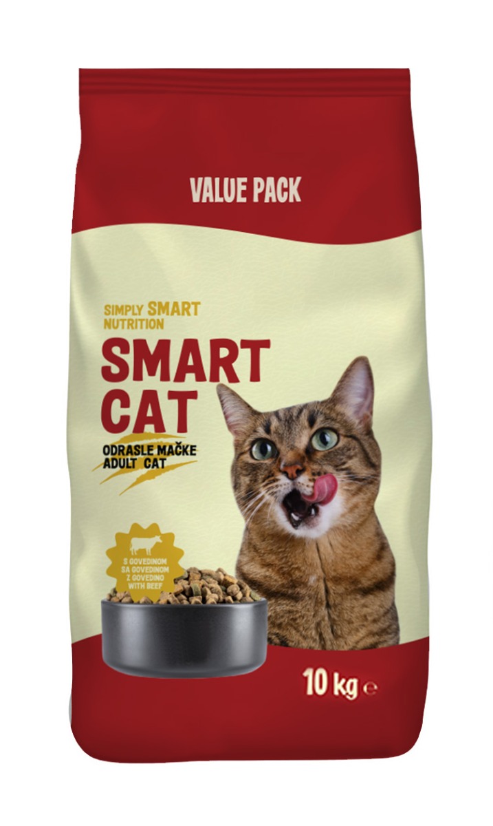 SMART CAT Adult govedina 10 kg