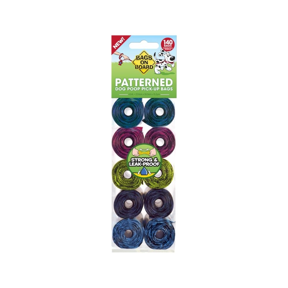 Bramton vrećice za izmet Patterned Refill Rolls 10 rola/140 komada