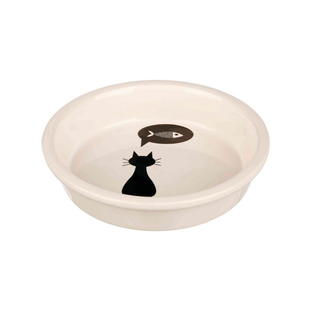 Trixie posuda keramička za mačke 0,25 l/fi-13 cm bijela