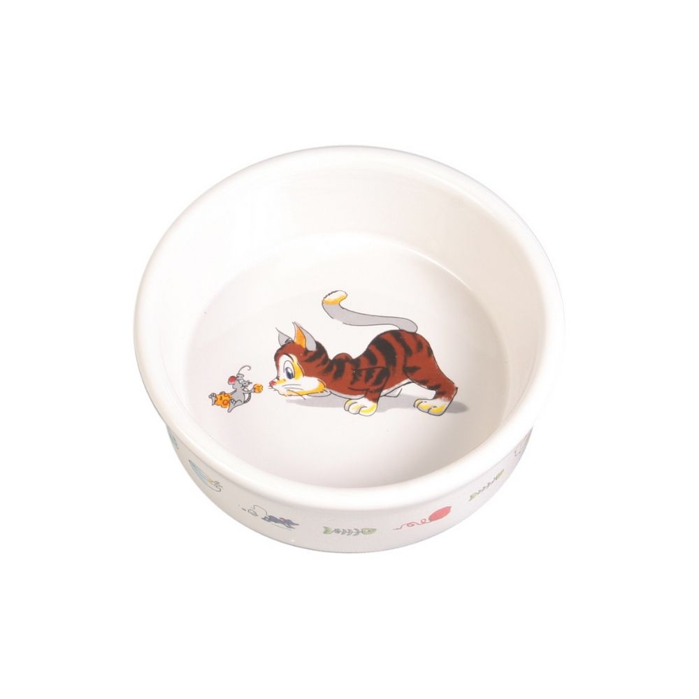 Trixie posuda keramička za mačke s motivom 0,2 l /fi-12 cm