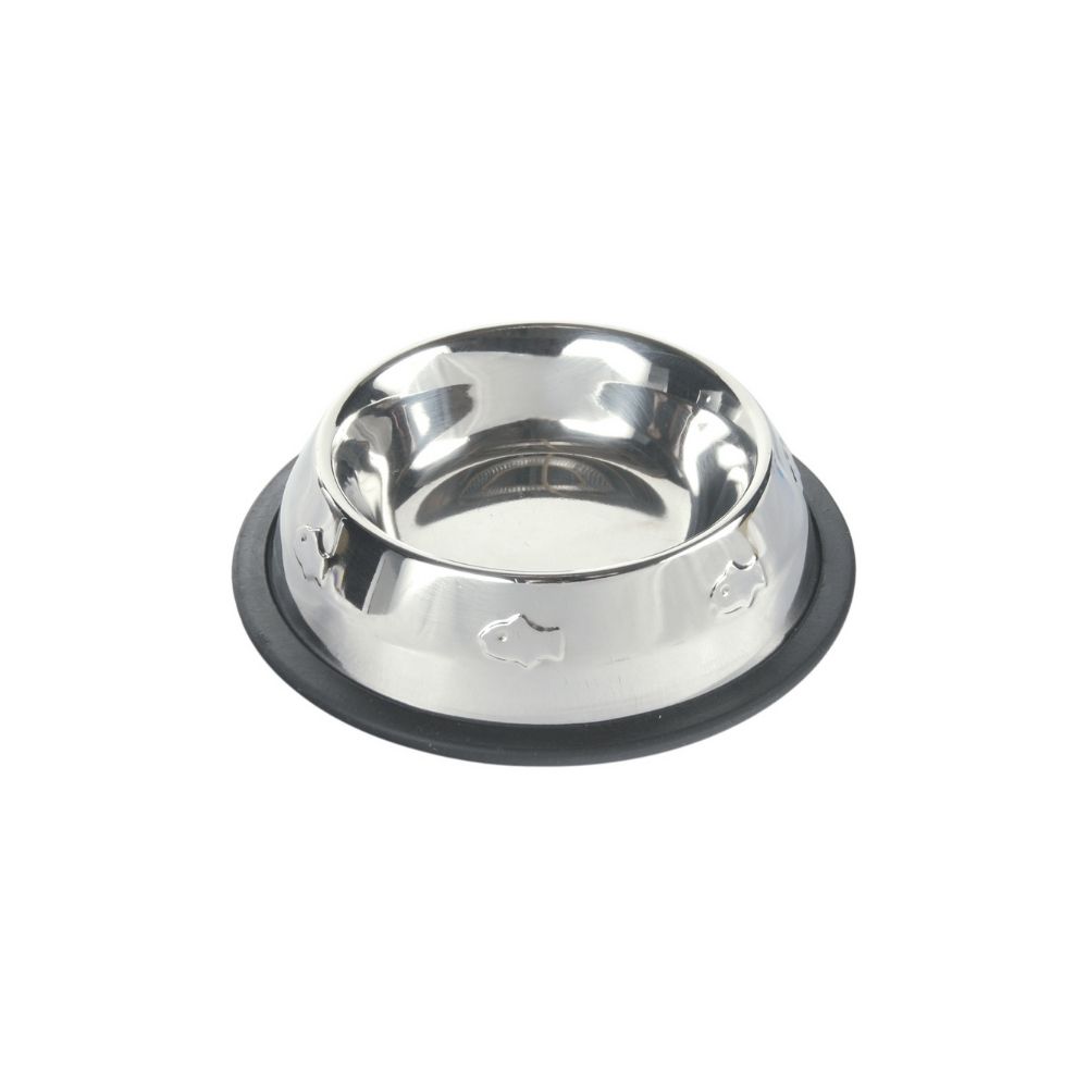 Trixie posuda metalna za mačke s motivom 0.2 l/fi-15 cm