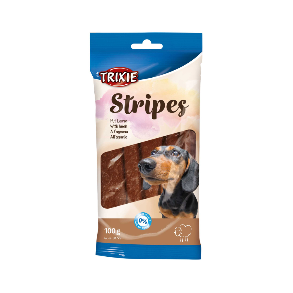 Trixie poslastica za pse Stripes janjetina 10 komada/100 g