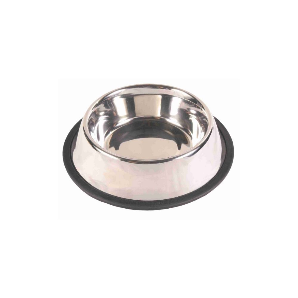 Trixie posuda za pse metalna s gumenom podlogom 0,9 l/fi-17 cm