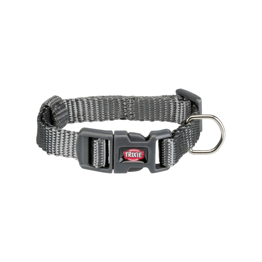 Trixie ogrlica za pse Premium XXS-XS 15-25 cm/10 mm siva