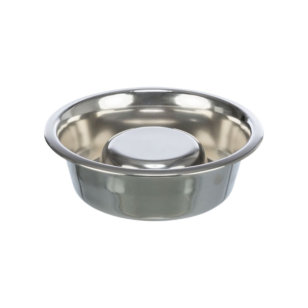 Trixie posuda za pse metalna Slow Feed 1,5 l/fi-24 cm