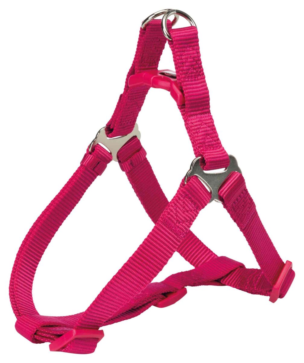 Trixie oprsnica za pse One Touch M 50-65 cm/20 mm tamnoružičasta