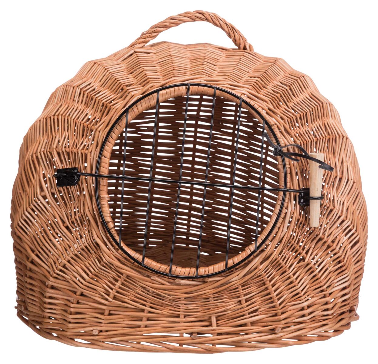 Trixie košara/nosiljka pletena s metalnim vratima fi-50 cm