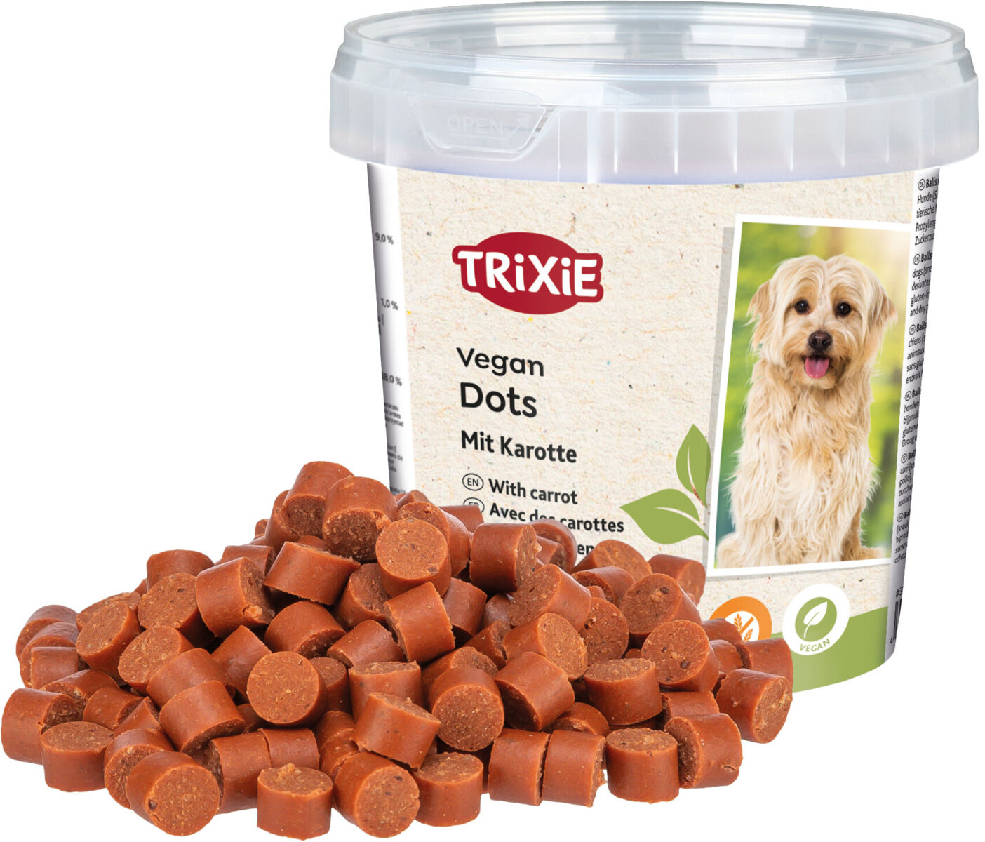 Trixie poslastica za pse Vegan Soft Snack Dots mrkva 200 g