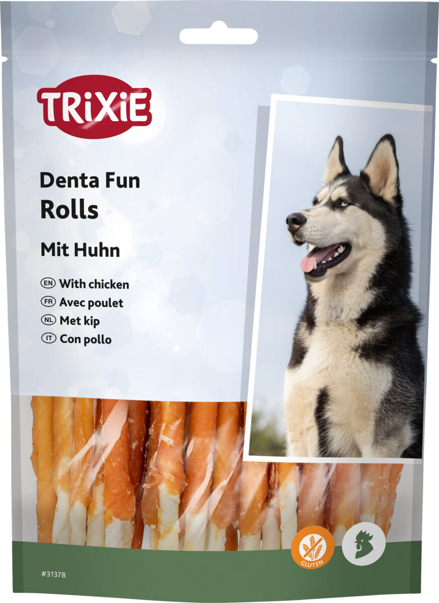 Trixie poslastica za pse Dentafun Rolls piletina 12 cm, 240 g