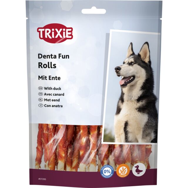 Trixie poslastica za pse Dentafun Chewing Rolls patka 30 komada, 240 g