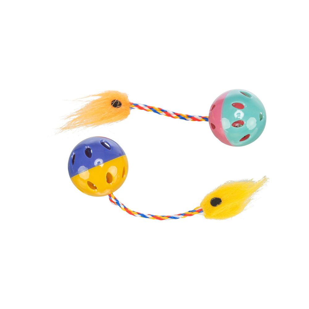 Trixie igračka za mačke Lopte 2 Rattle balls