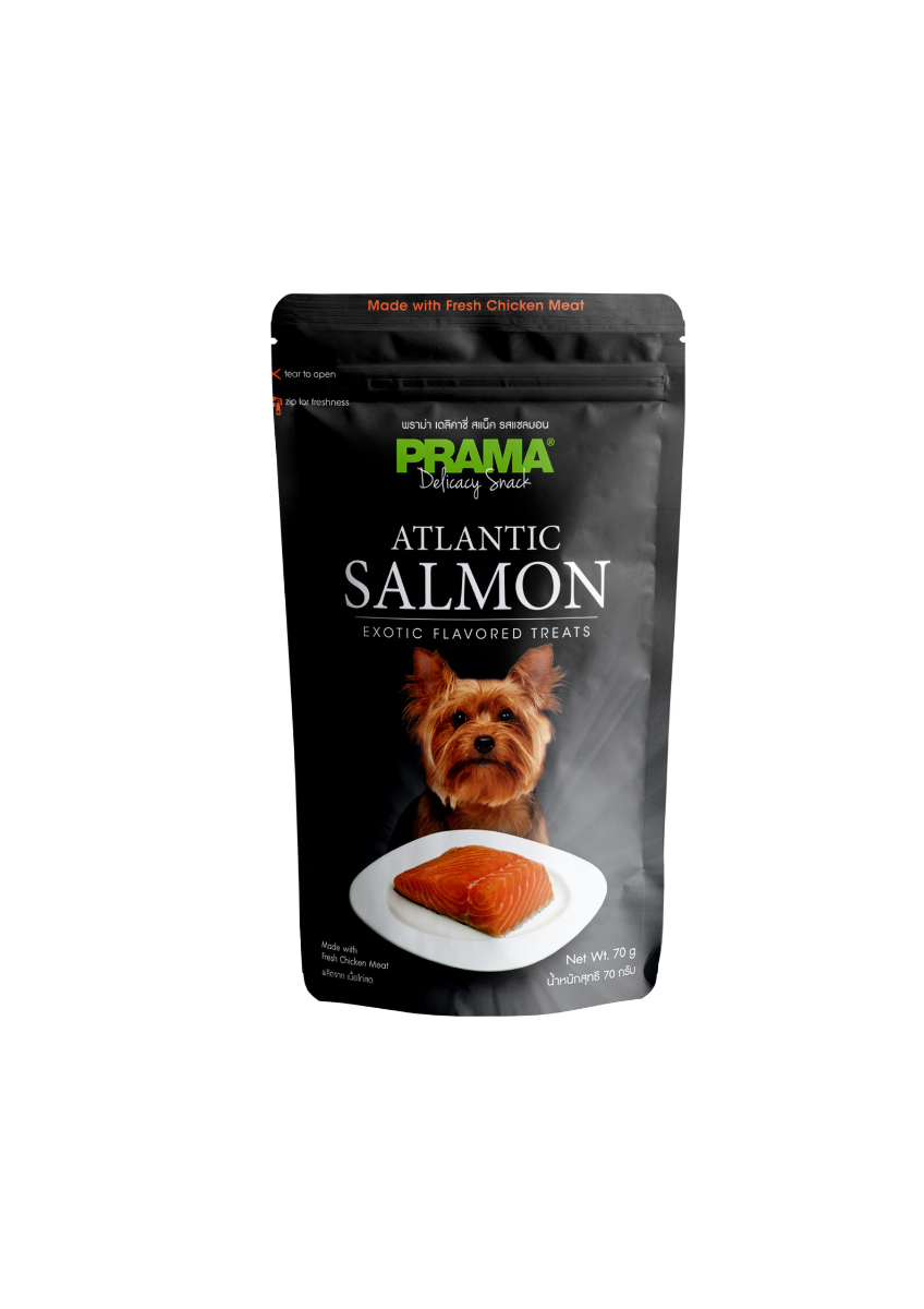 Prama poslastica za pse Delicacy atlantski losos 70 g