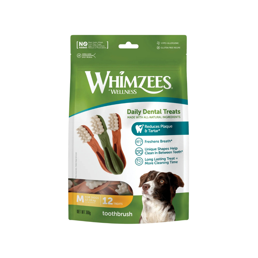 Whimzees poslastica za pse četkica Star M, 12 komada