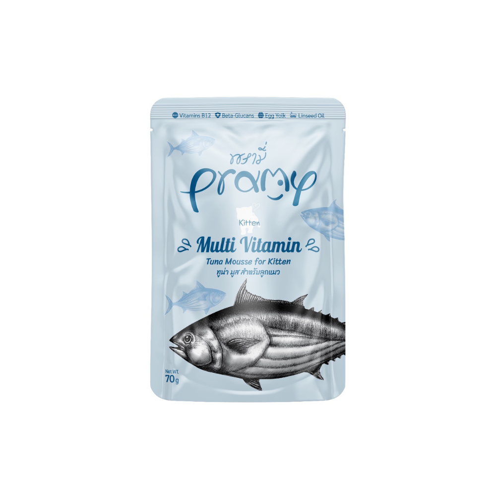 Pramy Cat Multi-Vitamin mousse od tune za mačiće 70 g