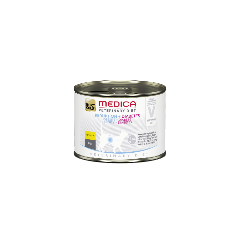 Select Gold Cat Medica Obesity i Diabetes piletina 200 g, konzerva