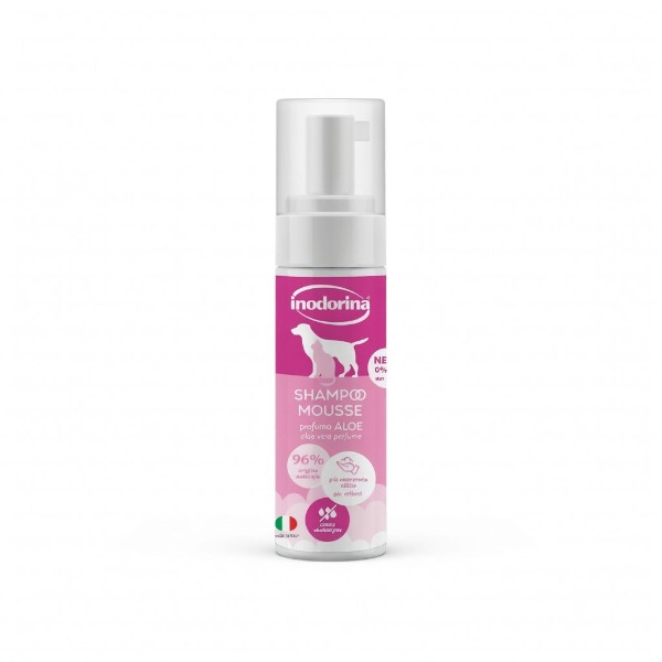 Inodorina šampon za suho pranje Mousse Aloe Vera, 150 ml