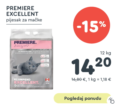 Prem Excellent pijesak za mačke