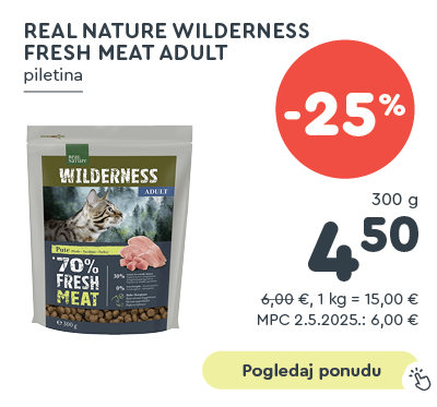 Real Nature Cat Wilderness Fresh Meat Adult piletina