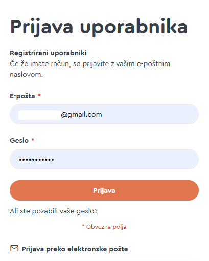 Proces prijave