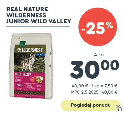 Real Nature Wilderness Junior Wild Valley konjetina i govedina