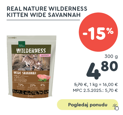 Real Nature Kitten Wilderness perad s veprovinom i janjetinom
