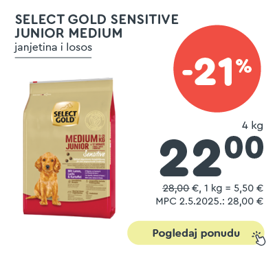 Select Gold Sensitive Adult Medium losos i krumpir