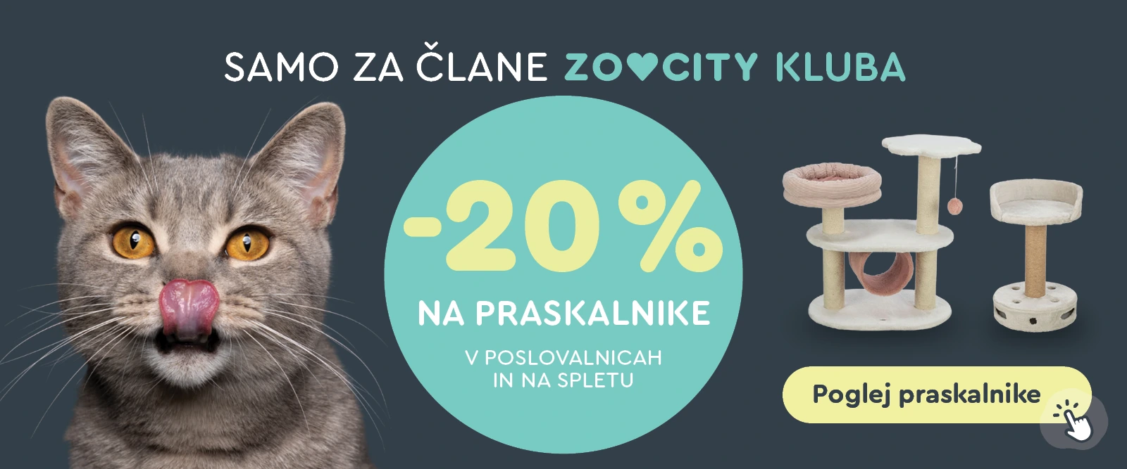 -20 % na praskalnike za člane ZOOCITY kluba