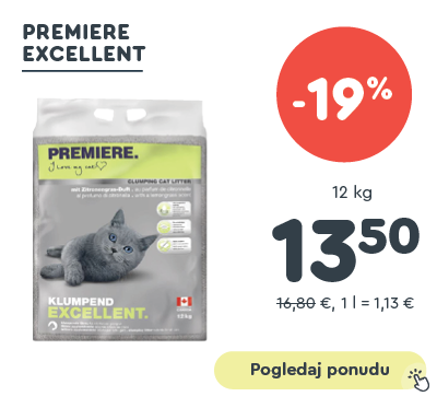Prem Excellent Lim Trava pijesak za mačke 12 kg