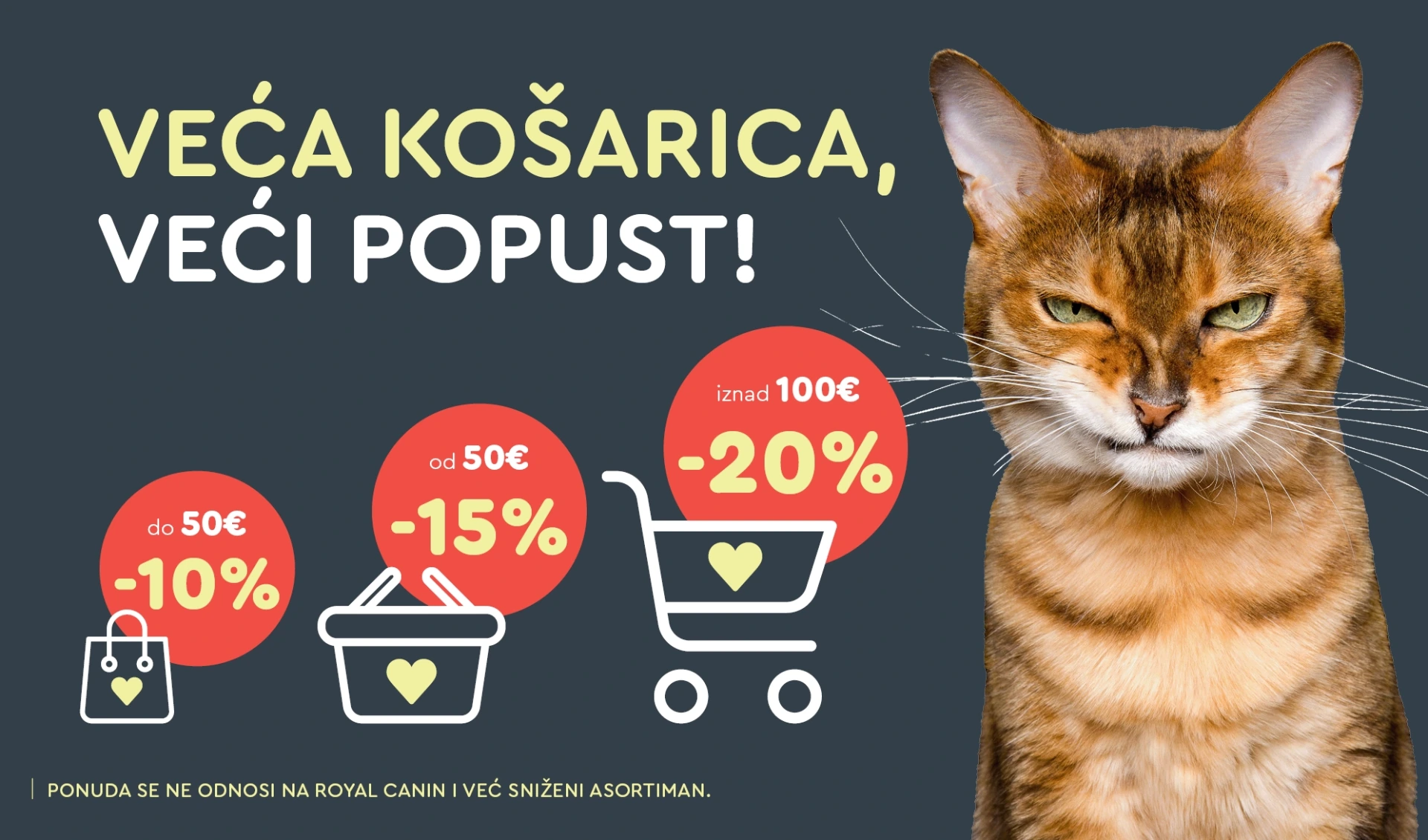 Veća košarica - veći popust