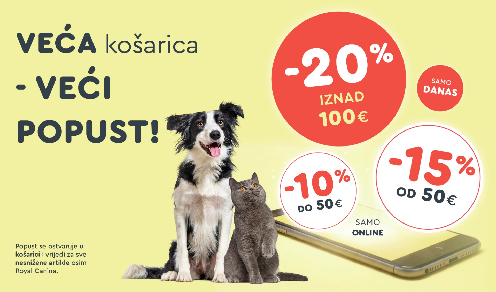 Veća košarica - veći popust